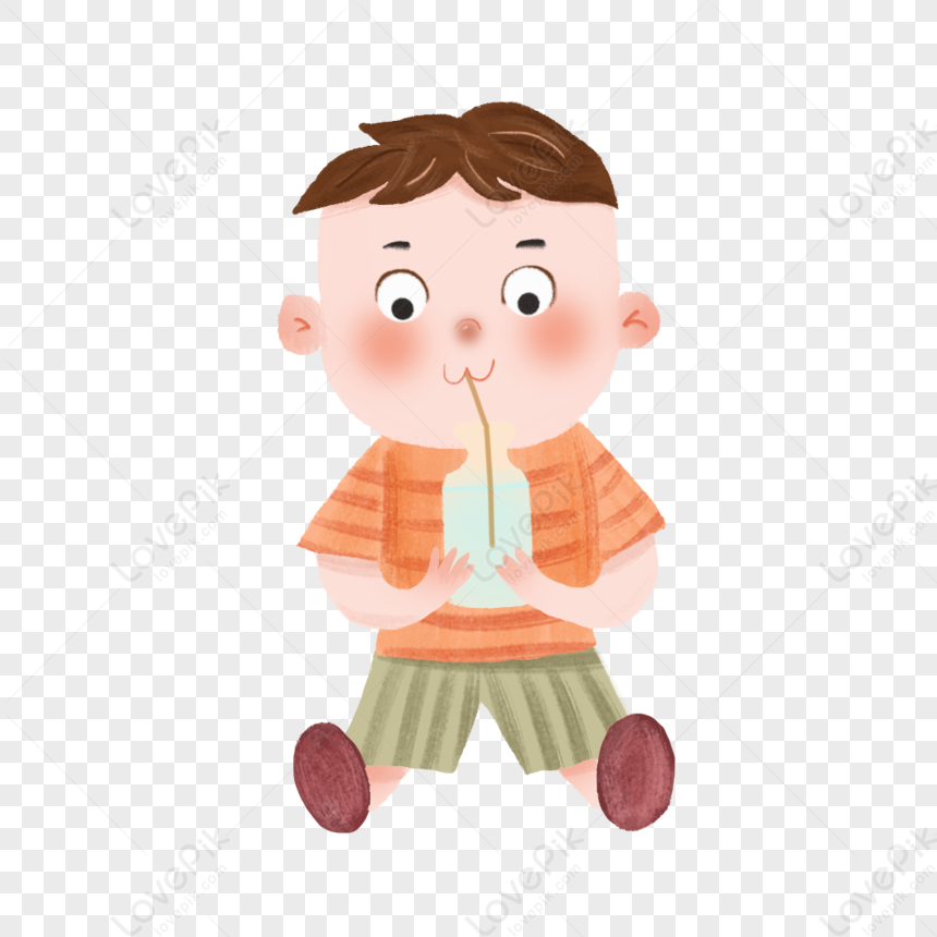 Child Drinking A Drink PNG Picture And Clipart Image For Free Download ...