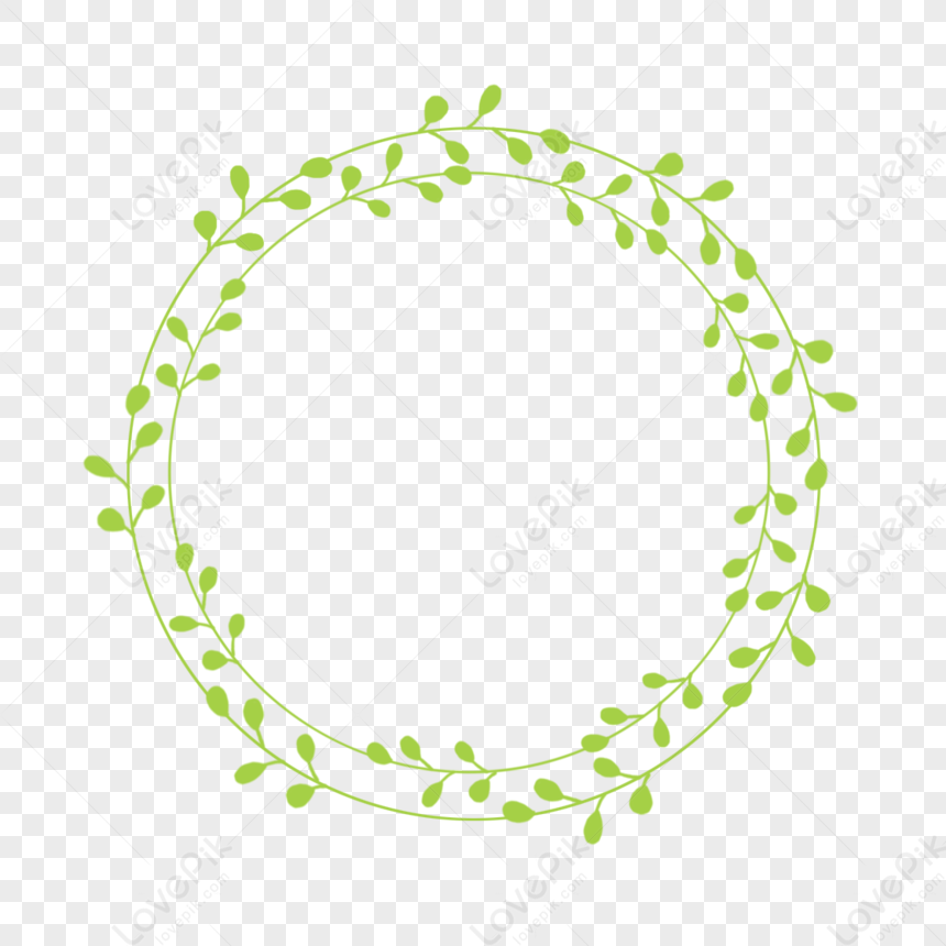 Commercial Round Leaf Wreath, Tree, Leaf Wreath, Forest PNG Transparent ...