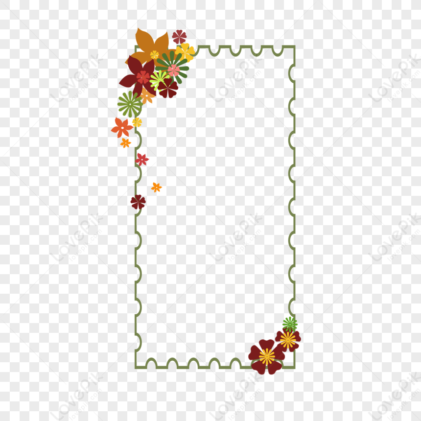 flowers frames and borders png