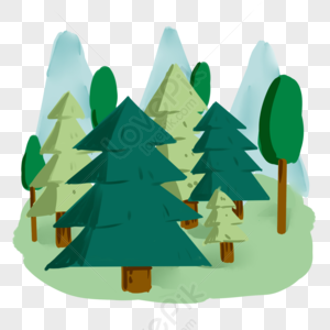 Animated Forest Trees