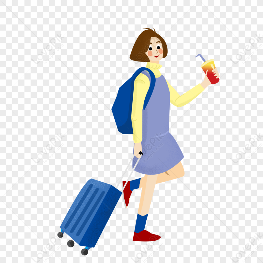 Cô bé đáng yêu này sẽ giúp bạn kéo chiếc vali của mình một cách dễ dàng và miễn phí với sự giúp đỡ nhiệt tình. Không phải lo lắng về việc kéo theo tấm bảng quảng cáo, bạn sẽ có thể tận hưởng chuyến đi của mình với sự thoải mái và tiện nghi nhất.