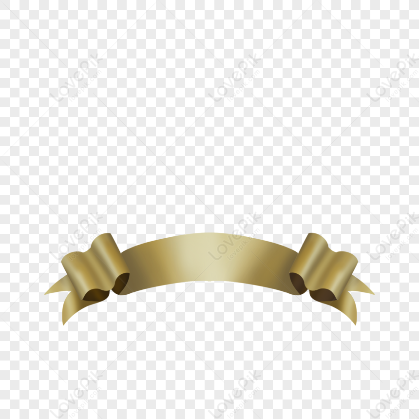 Gold Ribbon PNG Picture And Clipart Image For Free Download - Lovepik |  401482175