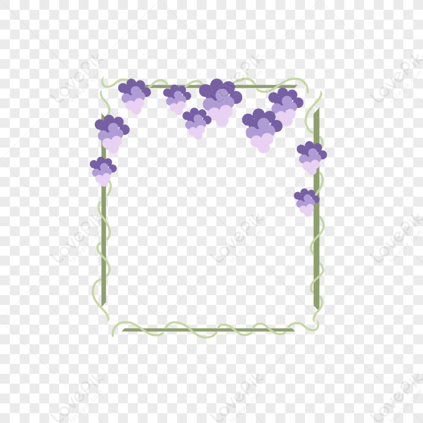 Hand Painted Vine Border, Paint, Flower Vine, Hand Painting PNG Picture ...