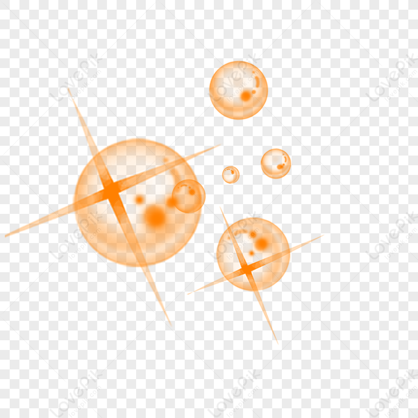 Orange Star Effect Element PNG Free Download And Clipart Image For Free  Download - Lovepik