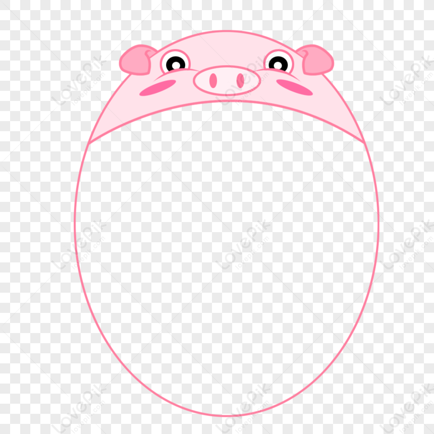 Pig Border PNG Picture And Clipart Image For Free Download - Lovepik ...