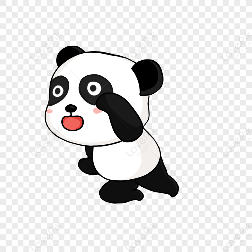 Panda fofo png