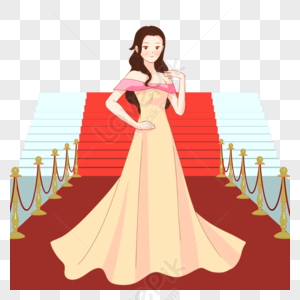 Red Carpet PNG Image, Cartoon Awards Red Carpet, Cartoon, Awards