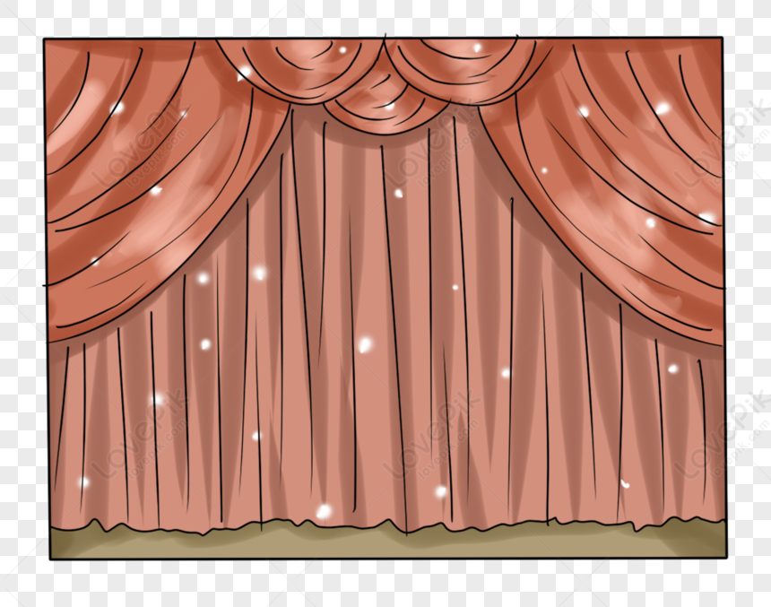 stage curtain drawing
