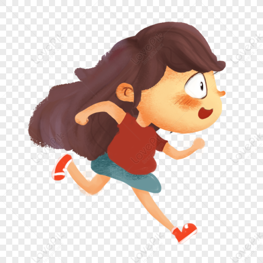 Running Girl, Rapid Running, Running, Running PNG Hd Transparent Image ...