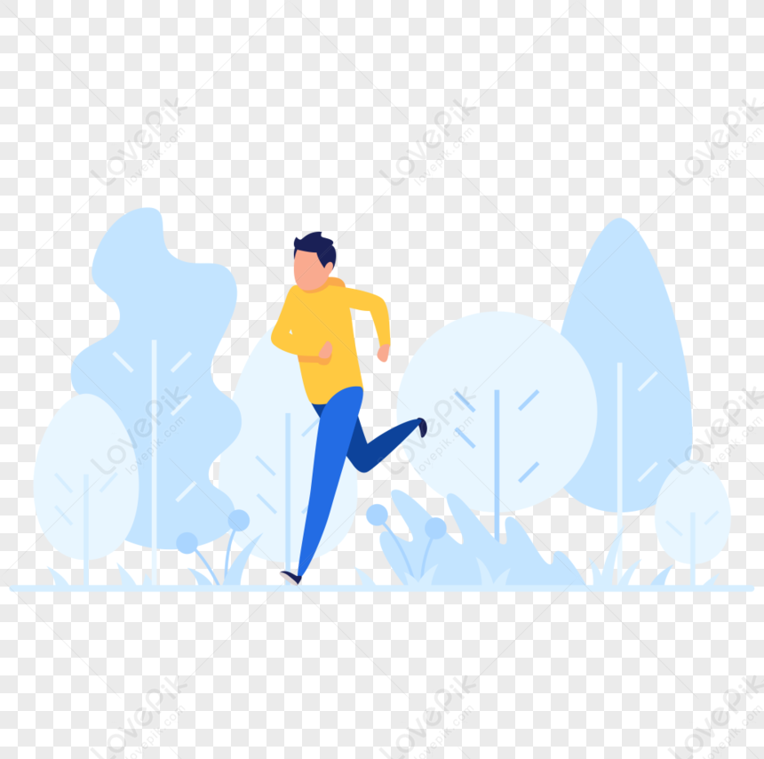 marathon man clipart icons