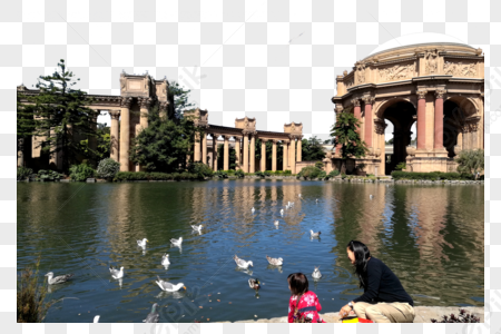San Francisco Art Palace in the US West free png