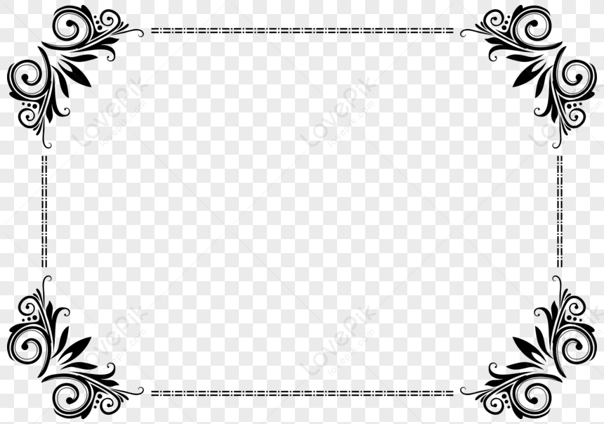 Simple European Border, Simple Border, European, European Pattern PNG ...