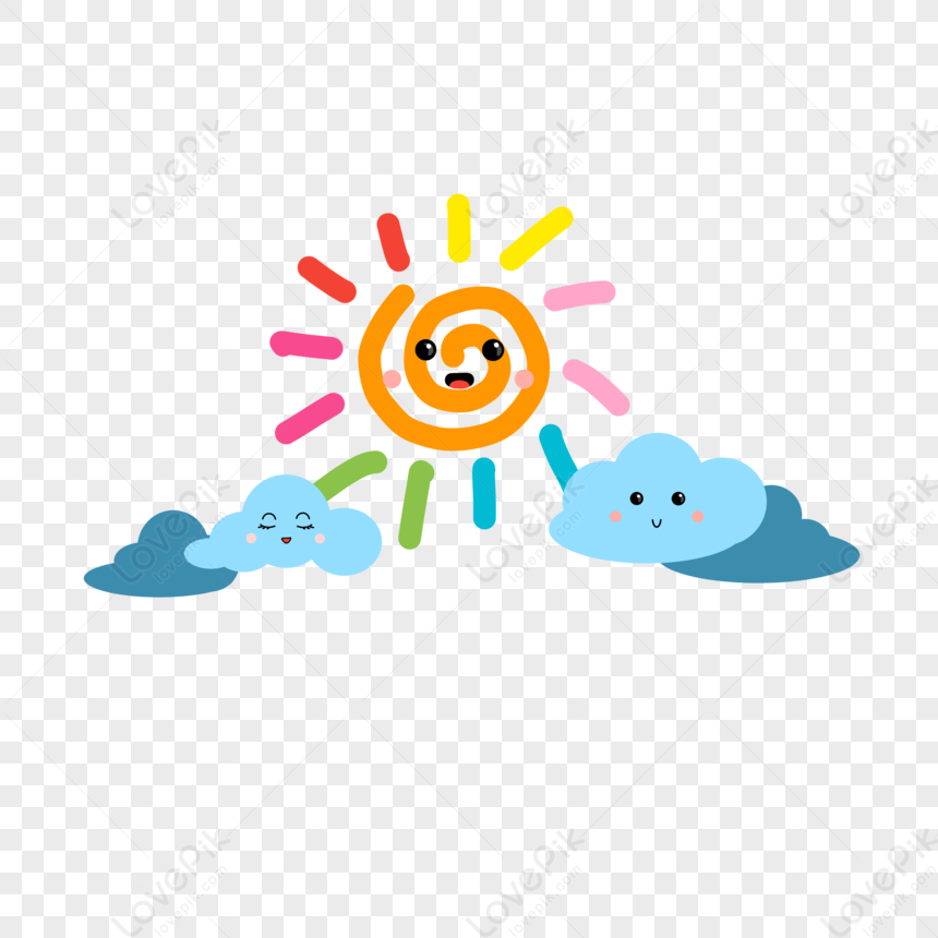 Sun Cloud Free PNG And Clipart Image For Free Download - Lovepik ...