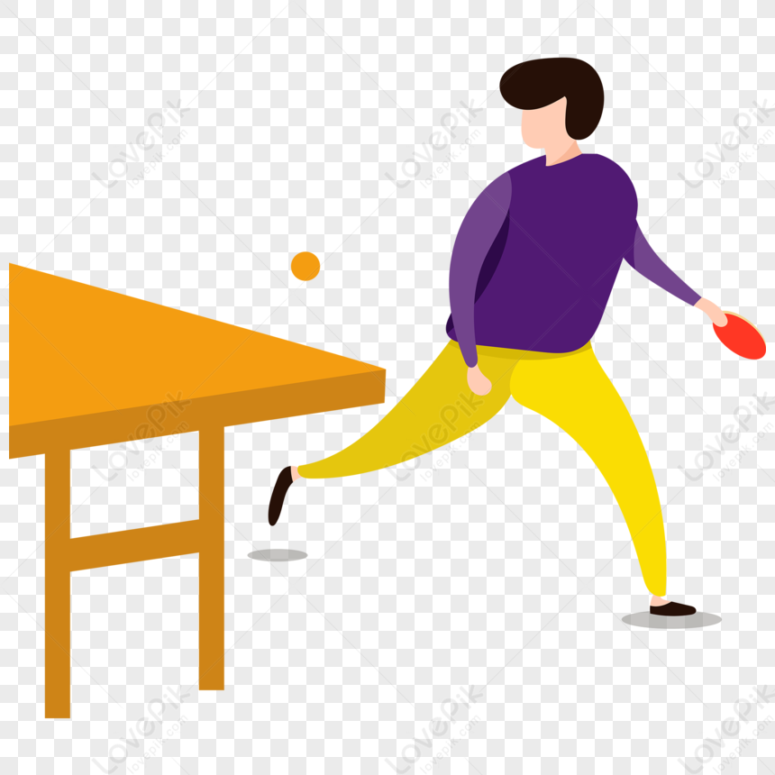 Table Tennis Match PNG Transparent Background And Clipart Image For ...