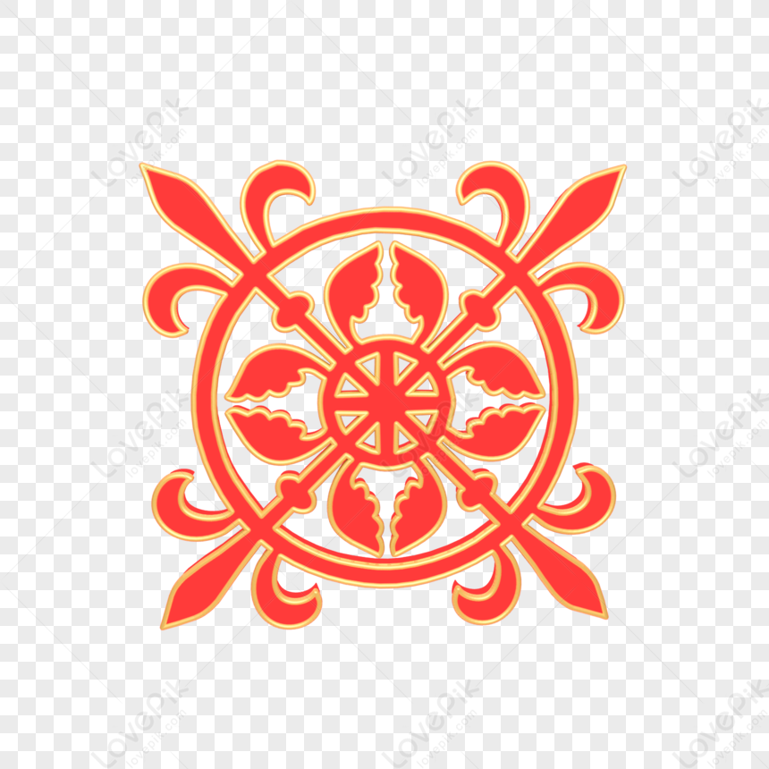 dharmachakra clipart flower