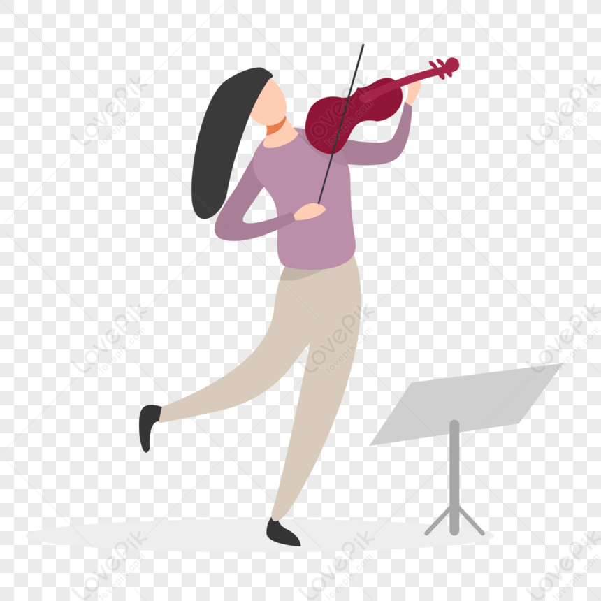 Violin Playing, Music, Diva Silhouette, Violin PNG Transparent ...