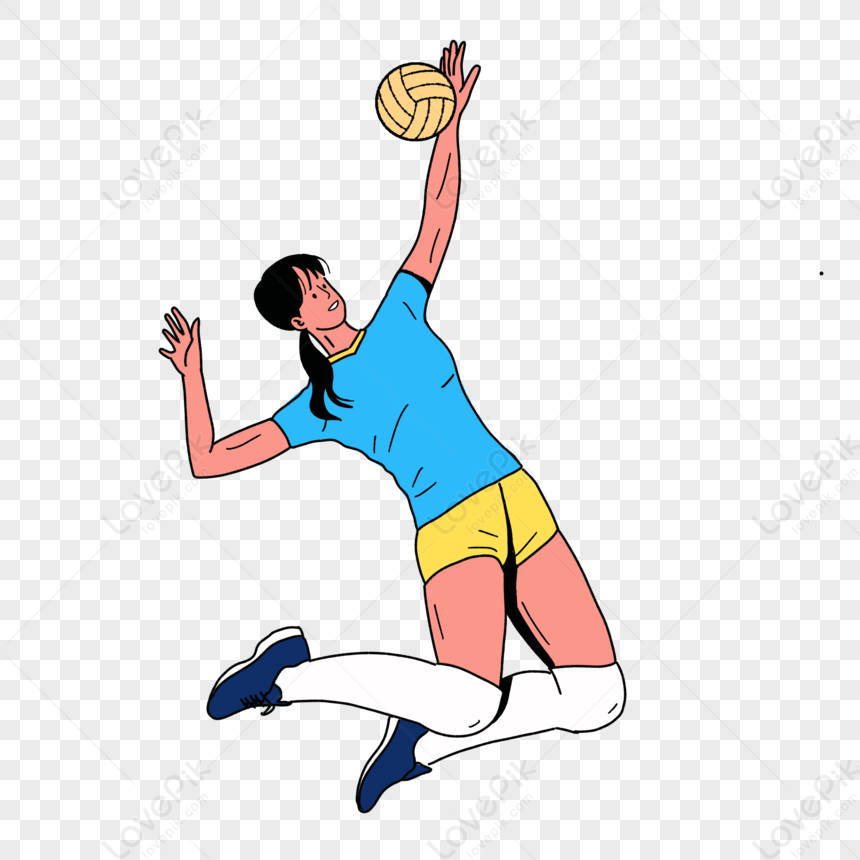 Volleyball Girl PNG Image And Clipart Image For Free Download - Lovepik ...