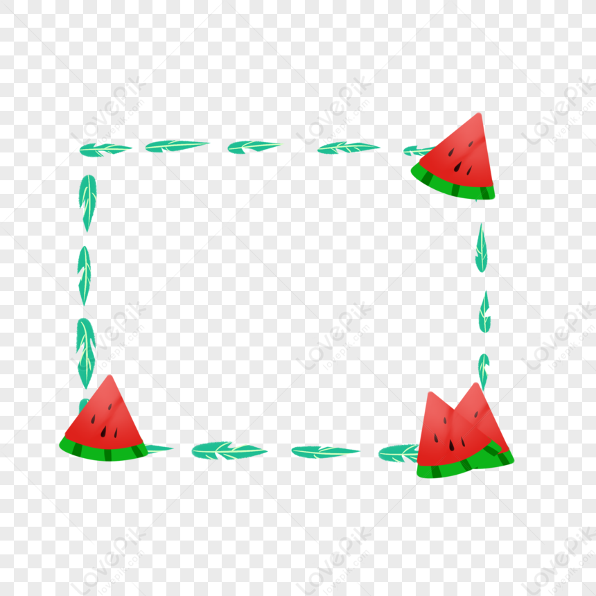 Watermelon Border PNG Hd Transparent Image And Clipart Image For Free ...