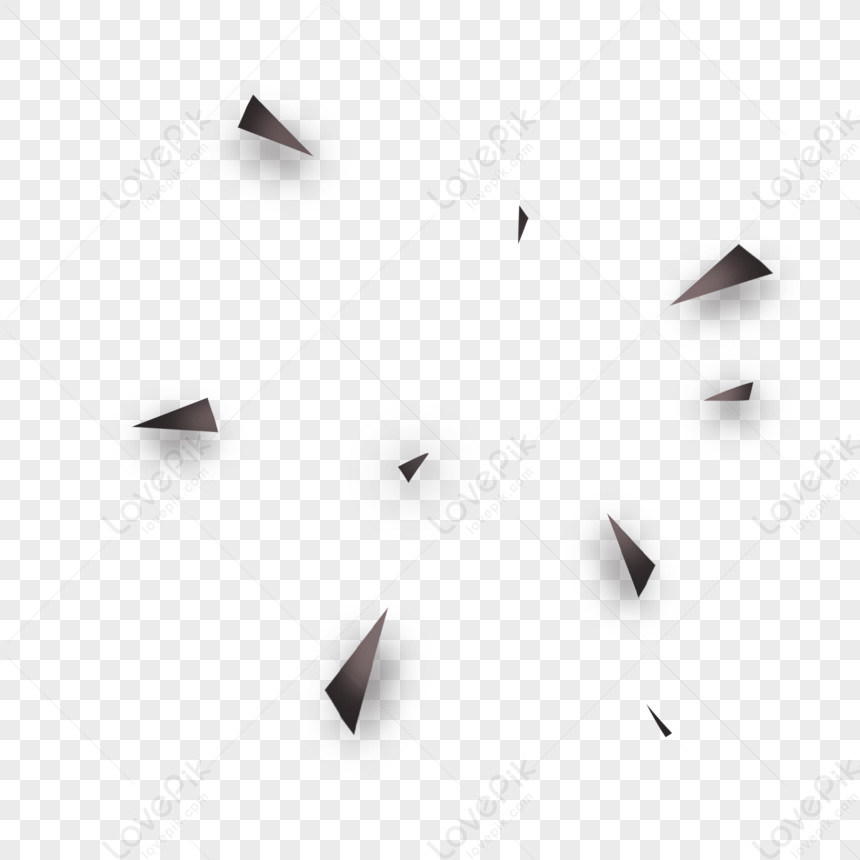 Black geometric triangle pattern png background