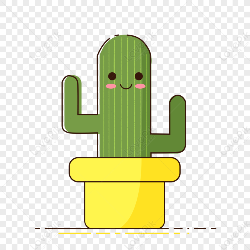 Cactus, Cactus Cartoon, Cactus Sticker, Cacti PNG Image Free Download ...