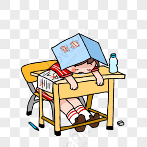 Sleeping In Class PNG Images With Transparent Background | Free ...