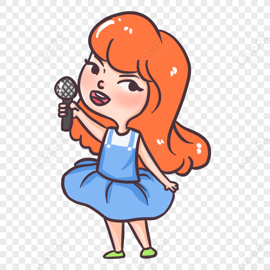 Singing Girl, Music, Summer Training, Sing PNG Image And Clipart Image ...