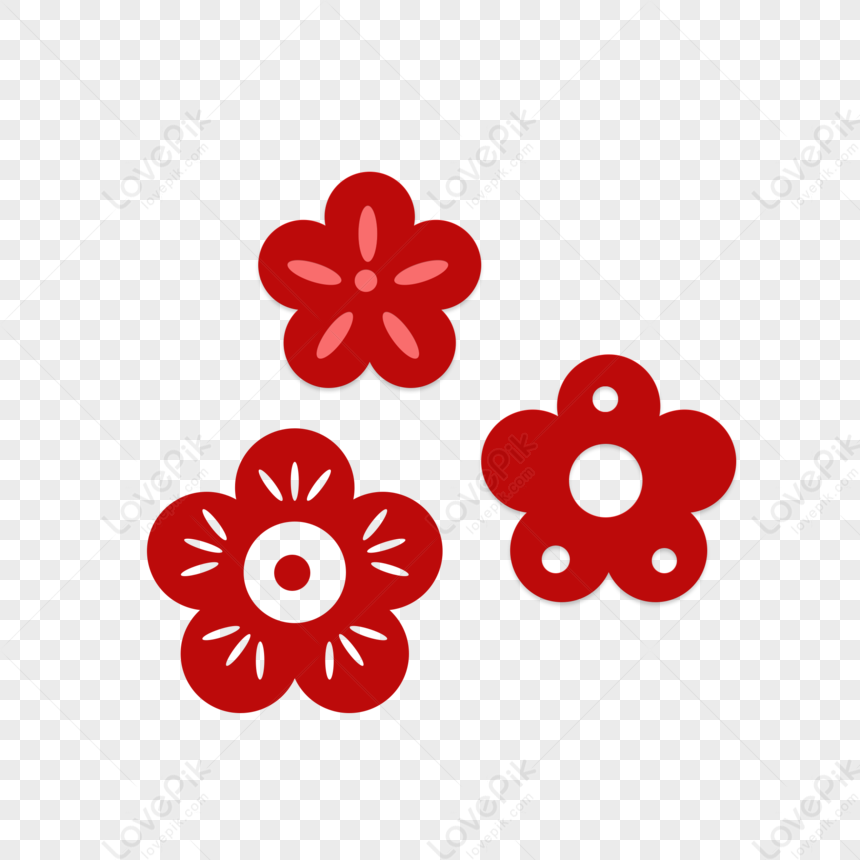 Traditional Minimalist Flower Decoration PNG Transparent Image And ...