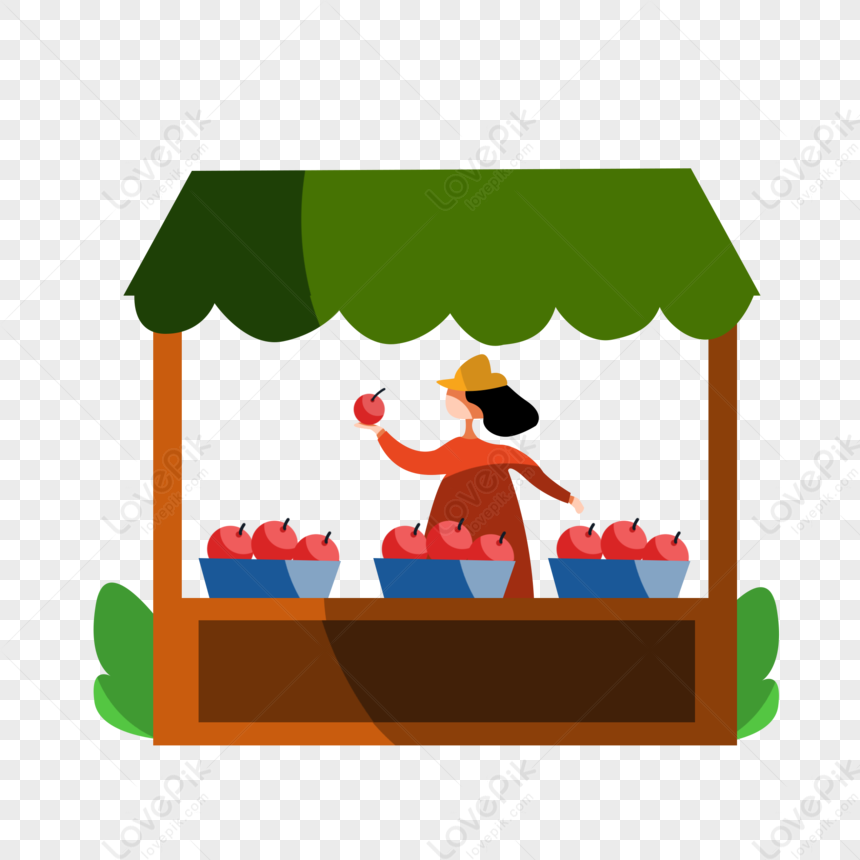 Vendor Selling Fruit PNG Picture And Clipart Image For Free Download -  Lovepik | 401493255