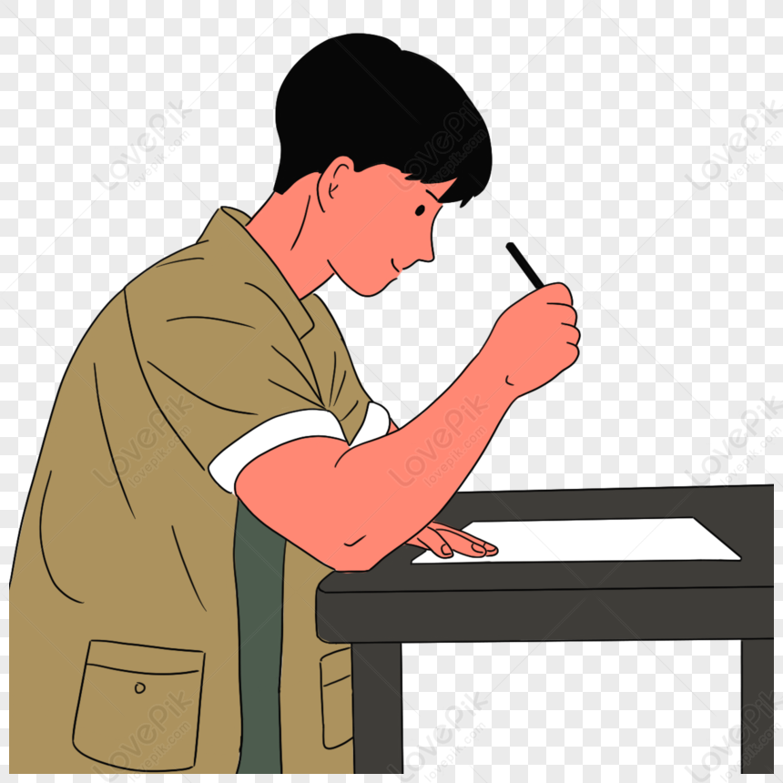 Writing Man, Writing Place, Writing Services, And Homework PNG Image