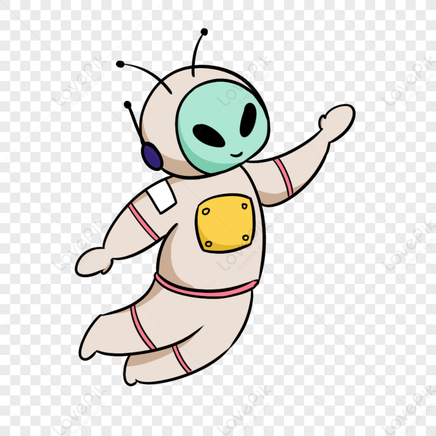 Astronauta - Alien - Minus - Astronauta Cute Png - Free Transparent PNG  Clipart Images Download