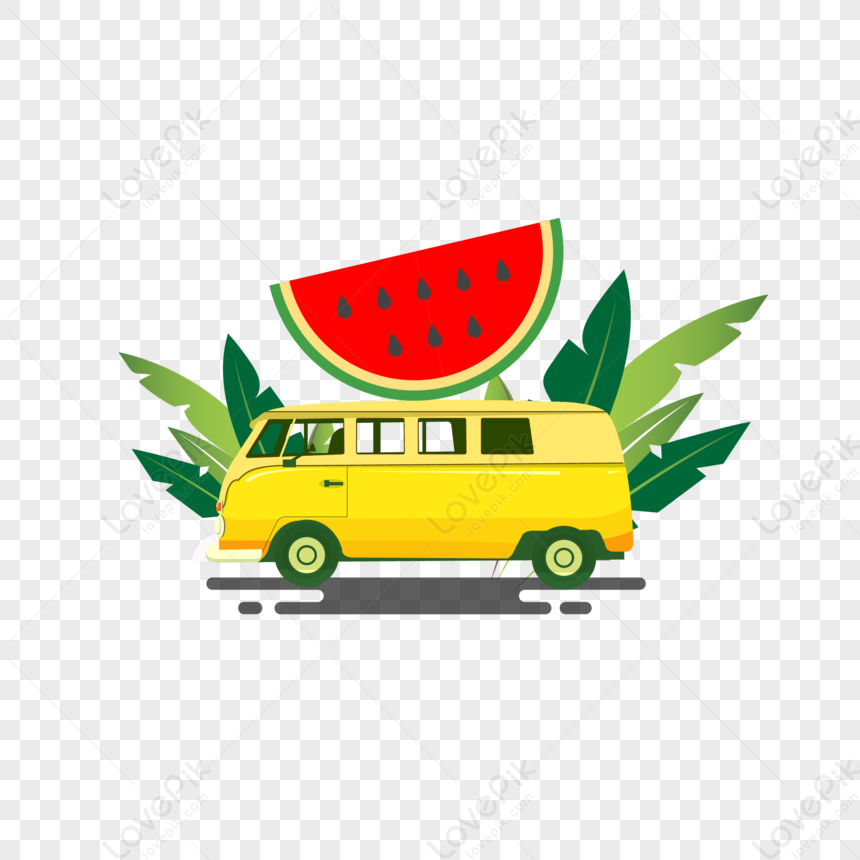 Автобус плодовое. Грузовик с арбузами рисунок. Автобус с фруктами.