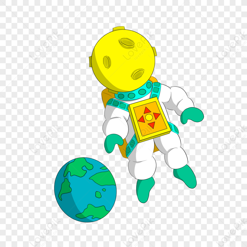 astronauta de dibujos animados png