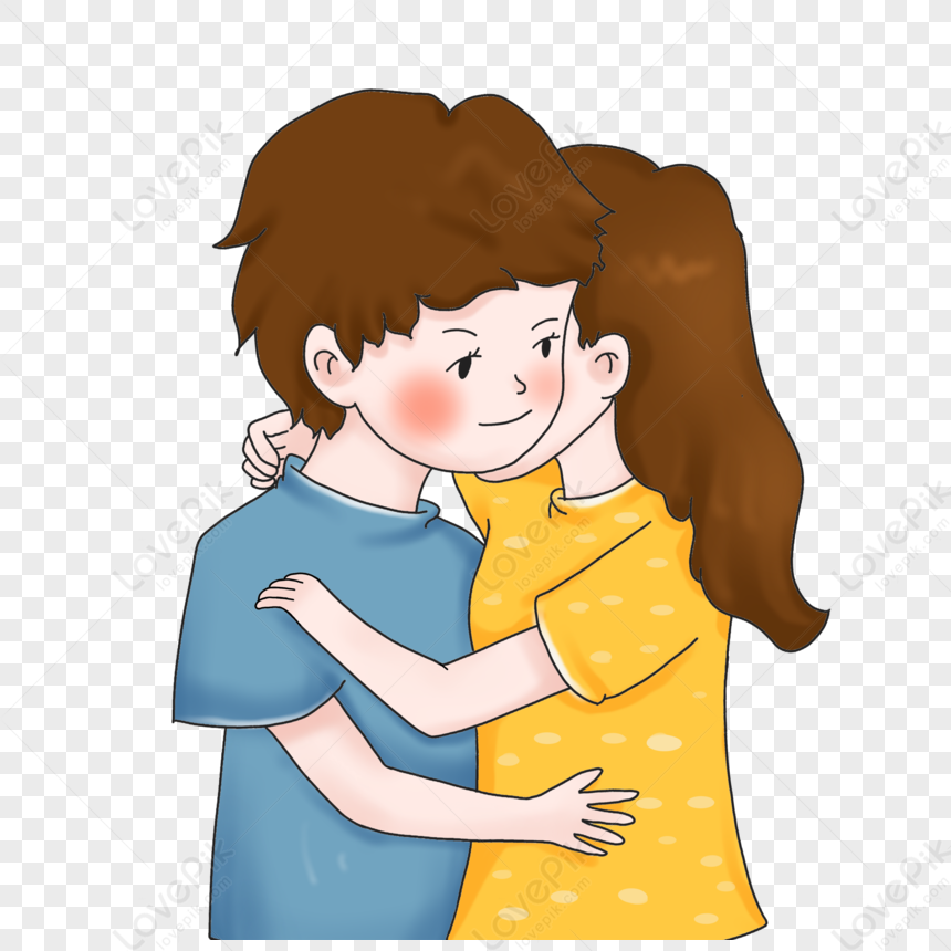 Cartoon Couple Illustration PNG Hd Transparent Image And Clipart Image For  Free Download - Lovepik | 401533924