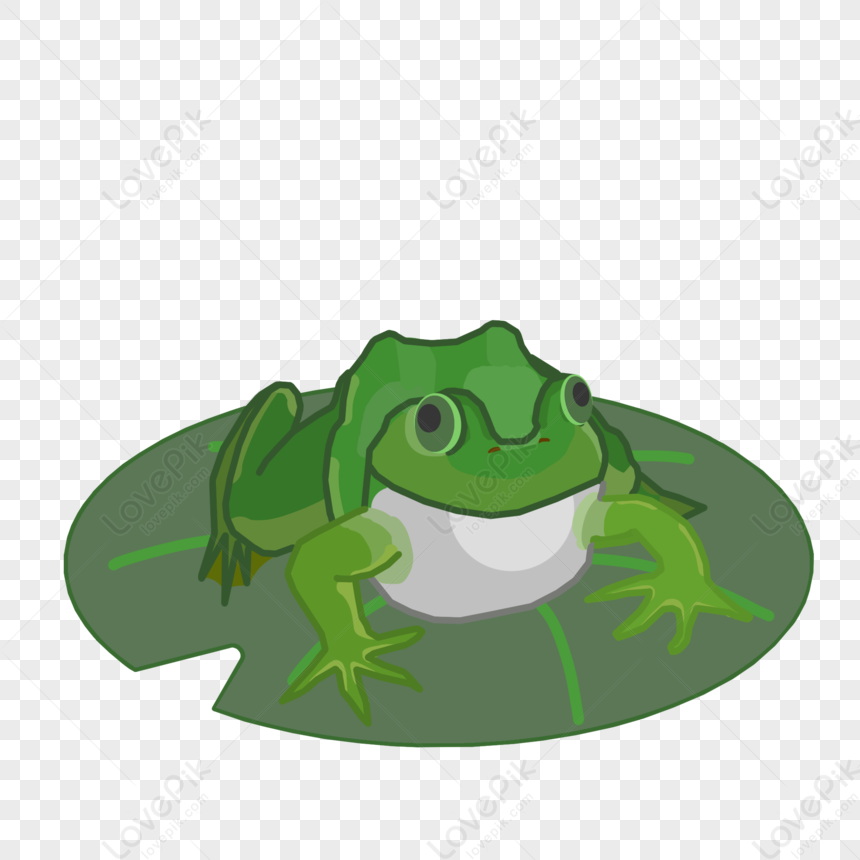 Cartoon Frog, Cartoon Frog, Pond, Small Animals Free PNG And Clipart ...