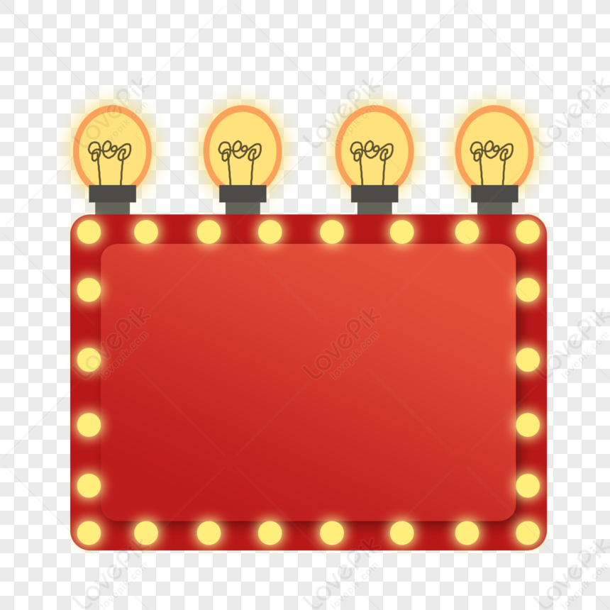 light bulb frame clipart images