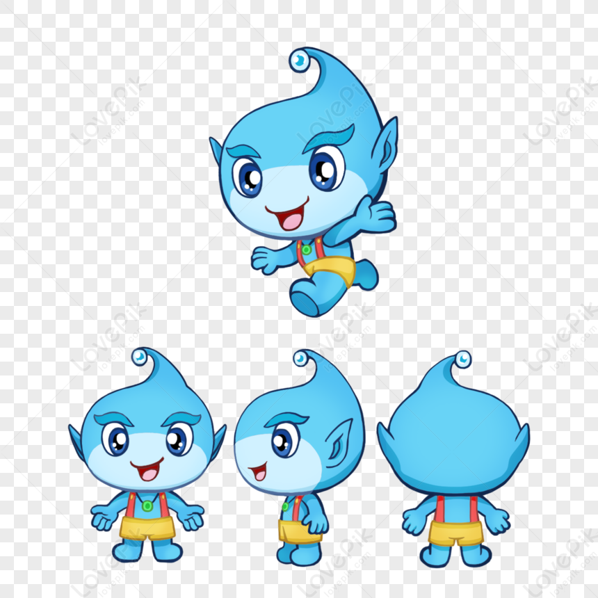 Cartoon Mascot Water Drop, Drop, Water Cartoon, Water PNG Image Free ...