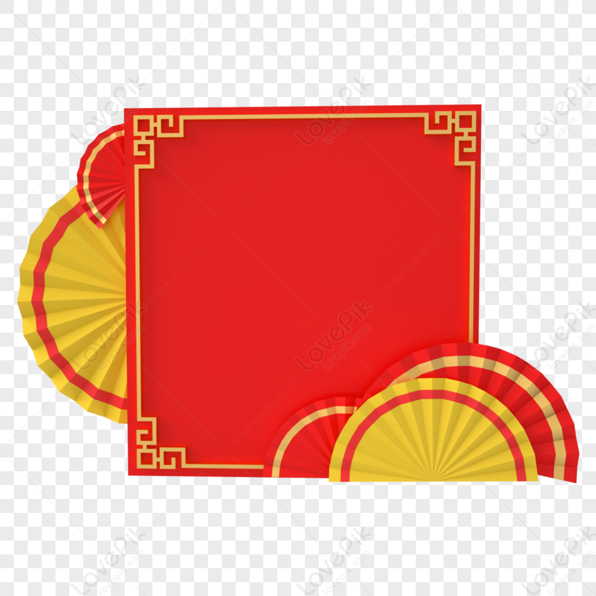 Chinese Border Red, Round Border, Simple Border, Geometric Border Free ...