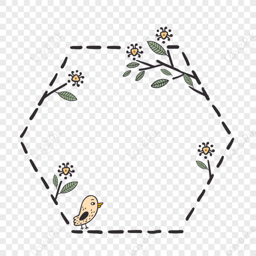 Cute Bird Border PNG Image And Clipart Image For Free Download ...