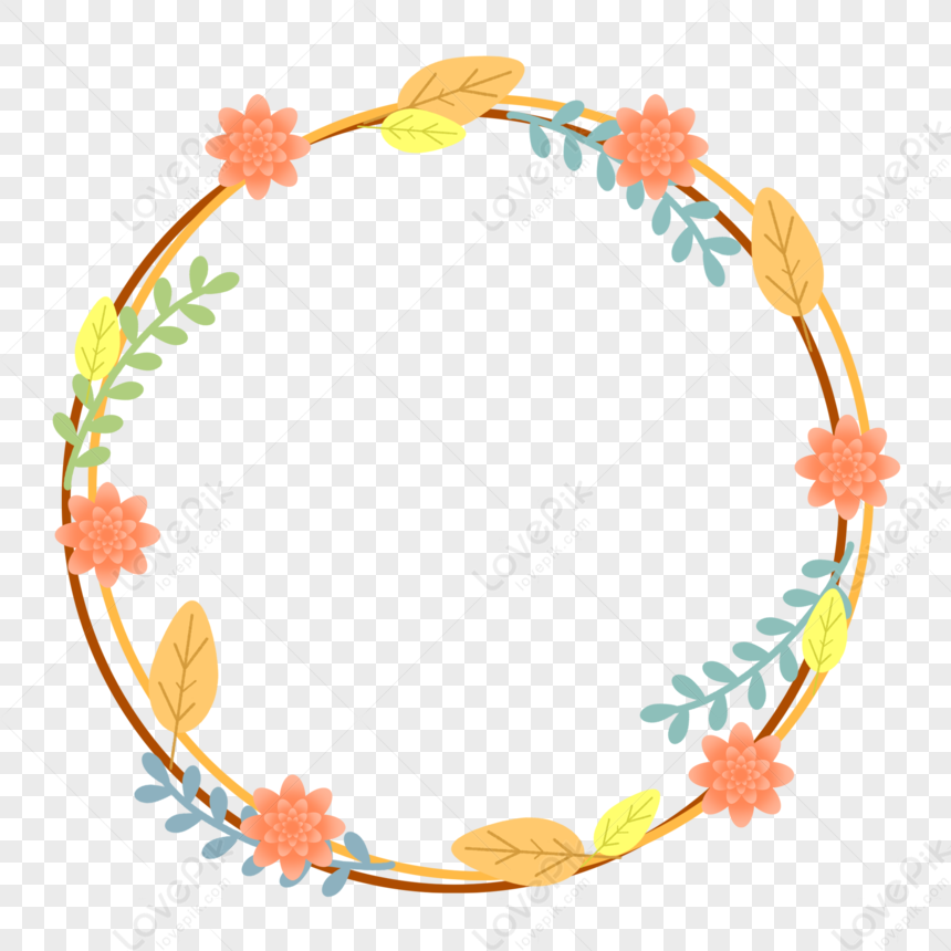 Deciduous Wreath Border, Autumn, Autumn, Autumn Free PNG And Clipart ...