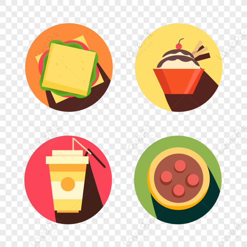 Fast Food Icon Png Transparent Image And Clipart Image For Free Download -  Lovepik | 401548337