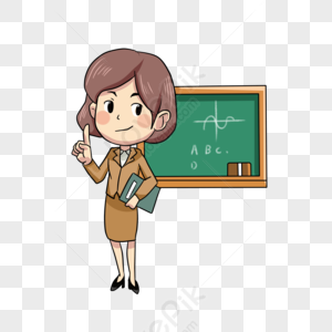 Cartoon Political Teacher Attending Class PNG Transparent Background ...