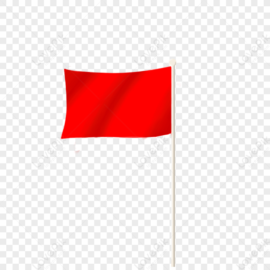 Flying Red Flag Red Flag Flying Red Flag Waving Png Free Download