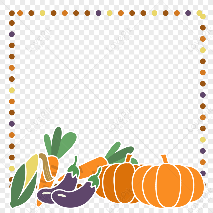 Harvest Crop Decorative Lace Border, Crop, Thanksgiving Border ...