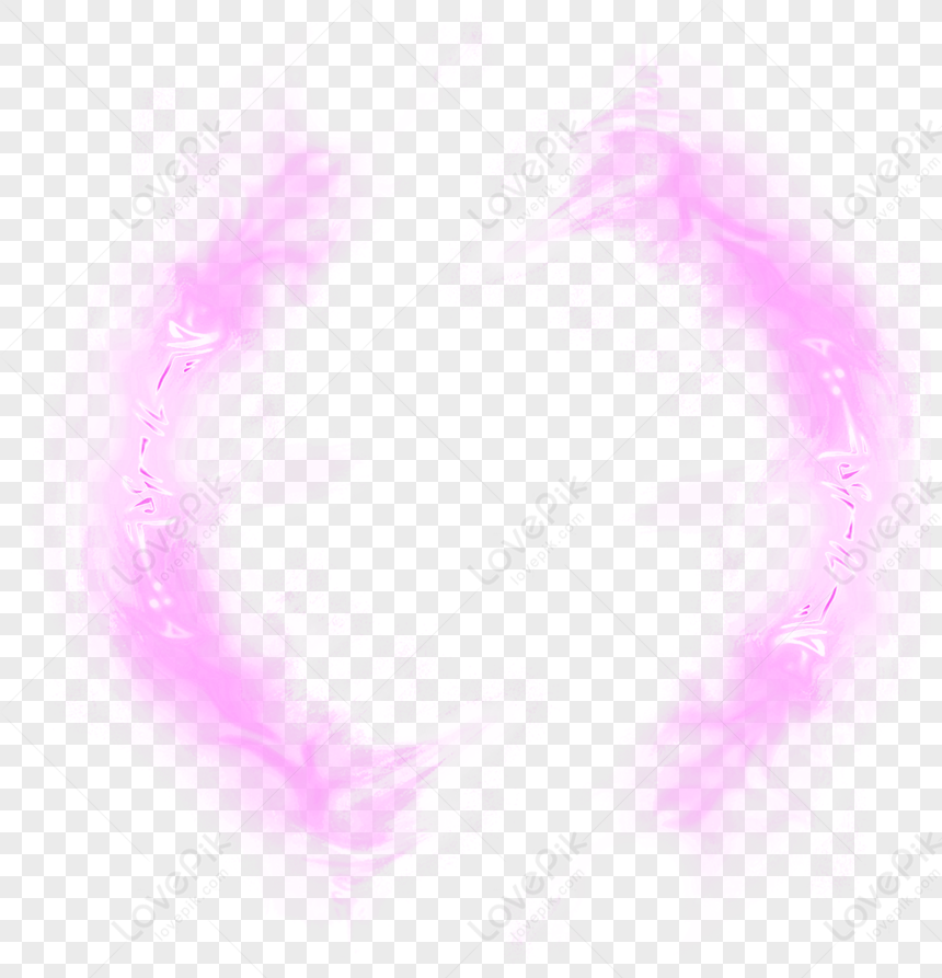 Light Purple Dream Curve Light, Light Curve, Dream Light, Material PNG ...