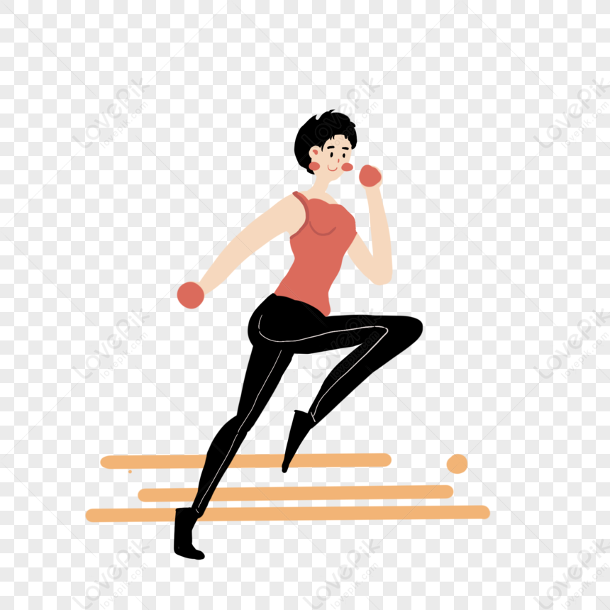 National Fitness Day Cartoon Cute Sports Fitness Character PNG Free  Download And Clipart Image For Free Download - Lovepik | 401541113