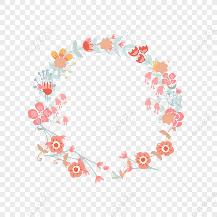 Small Fresh Floral Border PNG Image Free Download And Clipart Image For ...