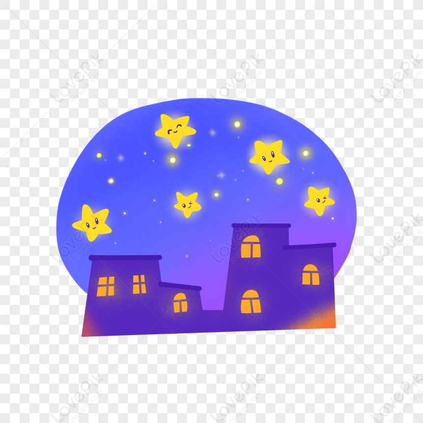 starry night clipart