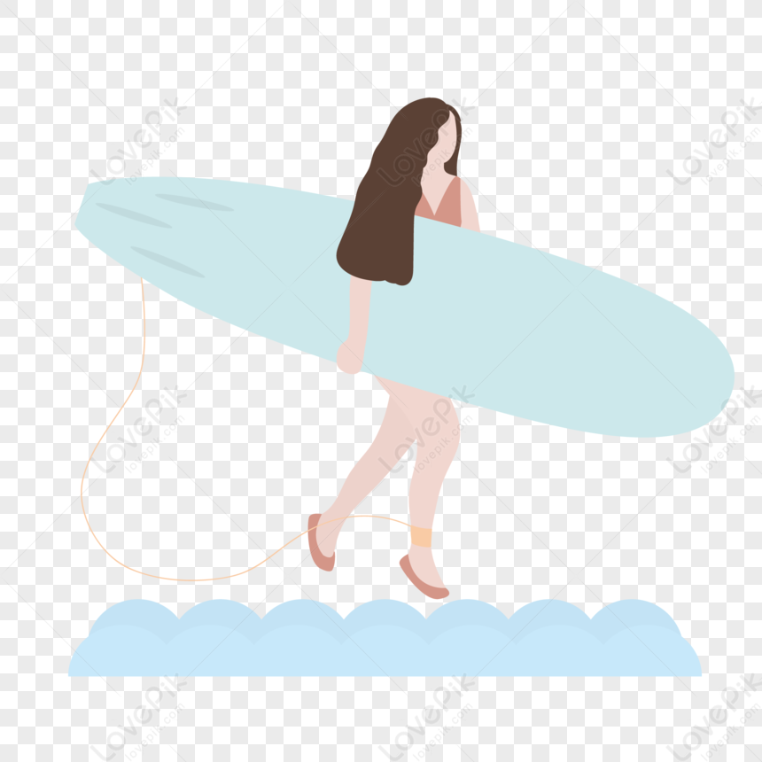 Surfing Girl, Surf, Sports, Surfing Girl PNG White Transparent And ...