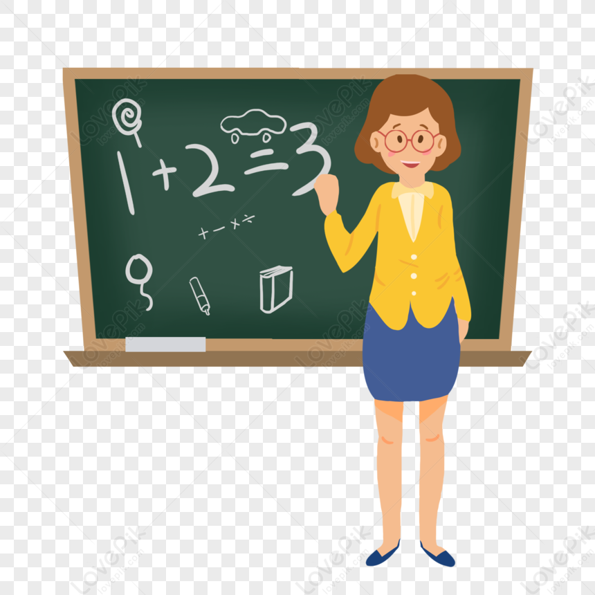Teachers Day Class Small Scene PNG Transparent And Clipart Image For ...