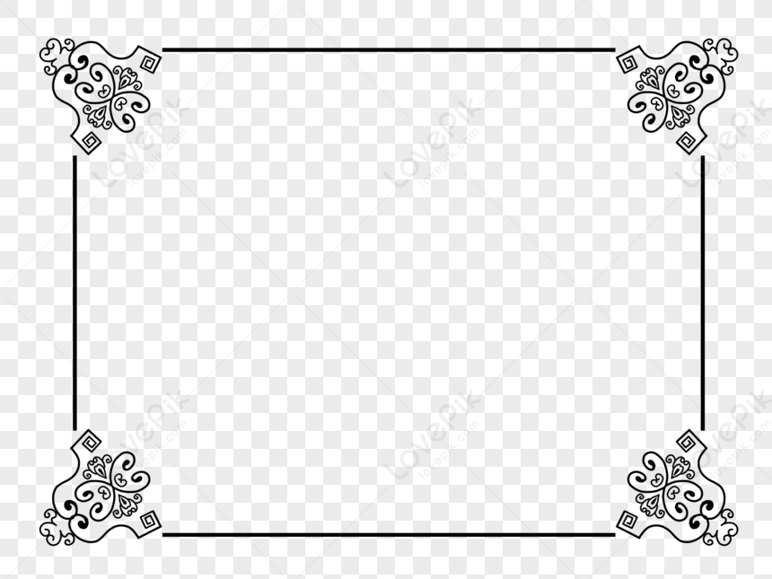Vintage Pattern Border Shading Png Hd Transparent Image And Clipart 